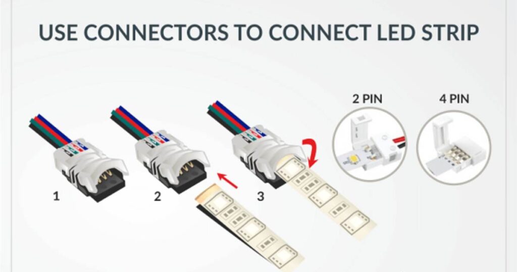 How to Connect Multiple LED Strip Lights Step-by-Step