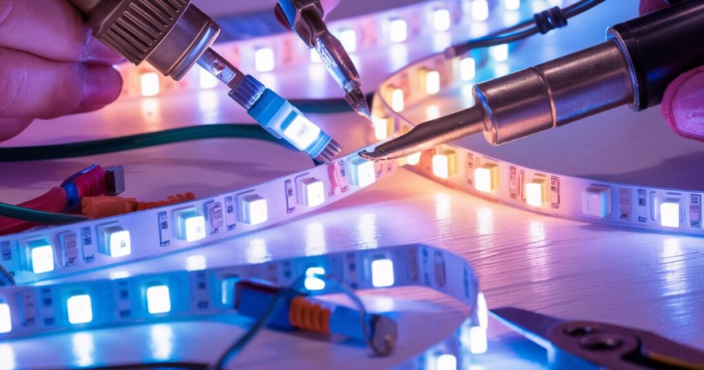 Reconnecting Cut LED Strip Lights